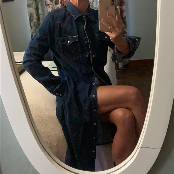 Lee Dresses & Skirts - Lee snappy jean dress